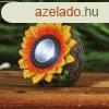 Szolr napraforg - 2 fehr LED - 5 x 8 x 8,6 cm