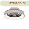 Szrke mennyezeti ventiltor 47 cm LED-del, fnyerszablyz