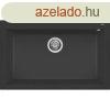 ELLECI Quadra 130 Grnit Mosogattlca Nero G40