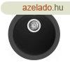 Elleci FOX ROUND Grnit mosogat medence G59 antracite