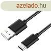 PremiumCord Kbel USB-C/M - USB 2.0 A/M, gyors tlts 3A, 1m