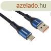 PremiumCord Kbel USB-C/M - USB 2.0 A/M, gyorstlts 5A, 1.5