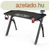 ULTRADESK Gamer jtkos asztal INVADER - BLACK, 120x64 cm, 7