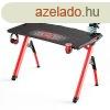 ULTRADESK Gamer jtkos asztal INVADER - RED, 120x64 cm, 75 