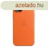 Apple iPhone 14 Plus Leather Case with MagSafe - Orange