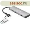 SANDBERG Hub s eloszt, USB-C/A to 2xUSB-A+2xUSB-C Hub