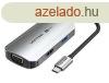 Vention USB-C -> HDMI/VGA/USB 3.0/PD (0,15m Szrke Alumin