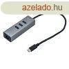 I-TEC 3 port USB-C 3.0 Hub Metal+Gigabit Ethernet adapter Gr