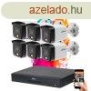Dahua 6 biztonsgi kamers IP kamera rendszer 8MP sznes js