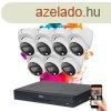Dahua 7 dome biztonsgi kamers IP kamera rendszer 8MP szne