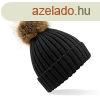 Beechfield Kttt sapka bunds pomponnal Pom Pom Chunky - Fe