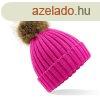 Beechfield Kttt sapka bunds pomponnal Pom Pom Chunky - Fu