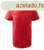 MALFINI Frfi rvid ujj gallros ing Chic - Piros | L