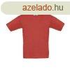B&C gyerek rvid ujj, krnyakas pl B07, Red-1/2