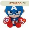 Beanie Babies plss figura Marvel CAPTAIN AMERICA, 15 cm