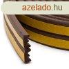 ntapads ajt- ablakszigetel (E profil, 6 m, barna 9 mm)