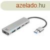 ACT AC6125 4-portos USB3.0 HUB Grey