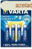 VARTA Longlife Power AAA alkli mikroelem, 1,5V, 4 db/csomag