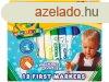 Crayola: Mini Kids tompa hegy filctoll 12 darabos kszlet