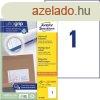 Etikett cmke univerzlis 3478-200 210x297mm 220v Avery feh