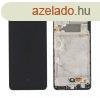 Samsung A325 Galaxy A32 4G fekete OLED LCD kijelz rintvel