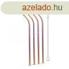 Rozsdamentes acl szvszl szett - titn szivrvnyos - 215