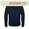 B&C cipzras kapucnis frfi pulver O48, Navy-S