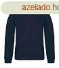 B&C BCWK682 cipzros-kapucnis gyerek pulver, Navy-7/8