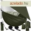 Turisztikai fgggy ponyvval s sznyoghlval 260x140 cm