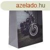 Paprtasak fekete motoros 26x32 cm