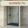 Welland SD-110 elhzhat zuhanyajt - 110 cm - fekete profil