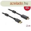 DELOCK kbel DisplayPort 1.2 > HDMI 4K 60Hz aktv 2m