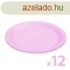 Paprtnyr szett - rzsaszn - 23 cm - 12 db / csomag
