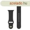 Szilikon raszj COTEetCI  Apple Watch 42/44/45mm, Fekete