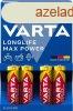 Elem, AA ceruza, 4 db, VARTA "Longlife Max Power"