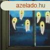 Halloween-i LED ablakdekor - gl - szellem - 85 cm