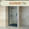 Welland RSDA-80 zuhanyajt - 80 cm - fekete profil / tltsz