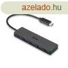 I-TEC 4-port USB-C Slim Passive Hub Black