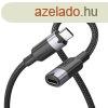 Vention USB-C 3.2/M -> USB-C 3.2/F, 1m,(hosszabbt, feke