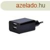 SOLIGHT USB TOLTO ADAPTER, 2X USB, MAX. 3100MA, AC 230V, FEK