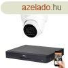 Dahua 1 dome kamers 8MP 4K kamera rendszer szett 30 mter 