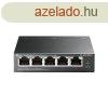 tp-link TL-SG1005LP, 5portos gigabites asztali switch 4 PoE+