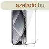 Fmszeglyes edzett veg fekete szegllyel iPhone 15 Pro Max