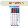 Alkoholos marker kszlet, 1-4mm, vgott hegy, 4-es kszlet,