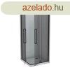 Zuhanykabin COPEN ABSOLUT BLACK 800x800x2000 mm fekete stt