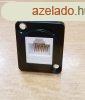 RJ45 CAT6A panel csatlakoz D-tip. fekete