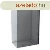 Walk-in zuhanyfal COPEN MONTE DARK 1000x2000 mm szrke veg,