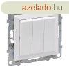 Legrand Suno Hrmas egyplus kapcsol, fehr, Legrand 72110