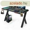 Apollon R5 Beptett ledes Gamer asztal 140cm*60cm*73cm- Max