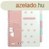 Spirlfzet vonalas STREET Pad A/4 100 lapos regiszteres pas